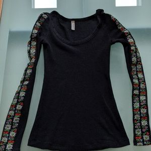 Free People Heart On Your Sleeve Thermal XS